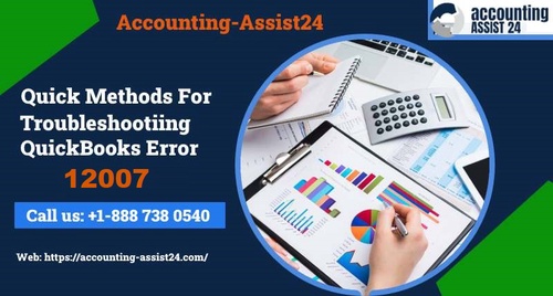 Why QuickBooks Error Code 12007 is Not as Difficult as it appears?