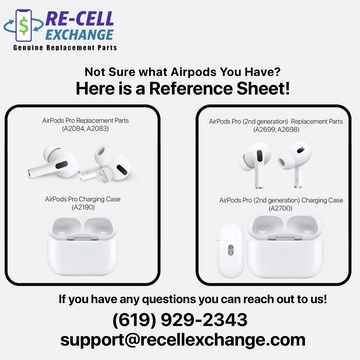 Buy Genuine Apple Airpod, Beats, and Samsung Replacement Parts