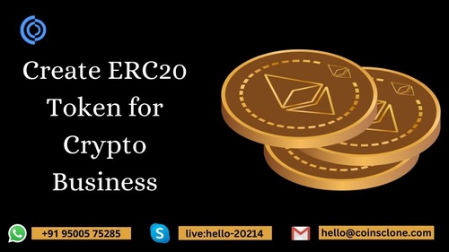 Create ERC20 token for Crypto Business!!