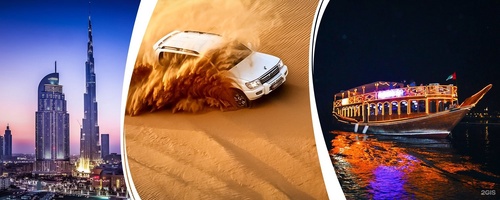 How far is desert safari from Dubai