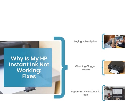 How to Fix My HP Instant Ink Not Working?