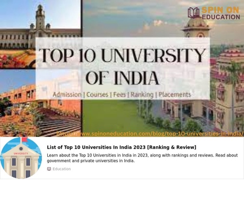Top 10 Universities in India 2023: Ranking List