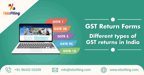 GST return forms- Different types of GST returns in India