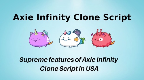 Supreme features of Axie Infinity Clone Script in USA