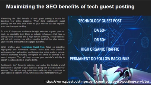 The Anatomy of a Perfect Tech Guest Posting