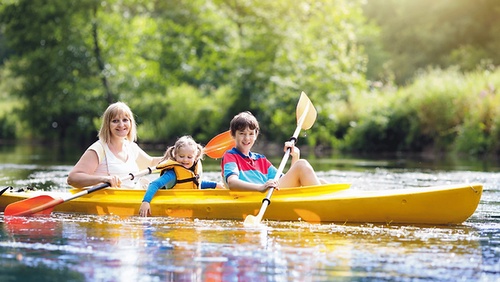 What safety precautions should I take before and during a kayaking trip?