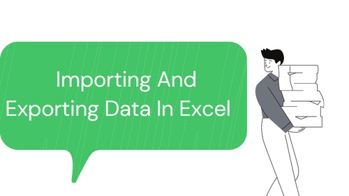 Importing And Exporting Data In Excel