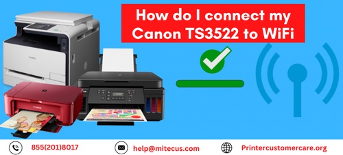 How do I connect my Canon TS3522 to WiFi?