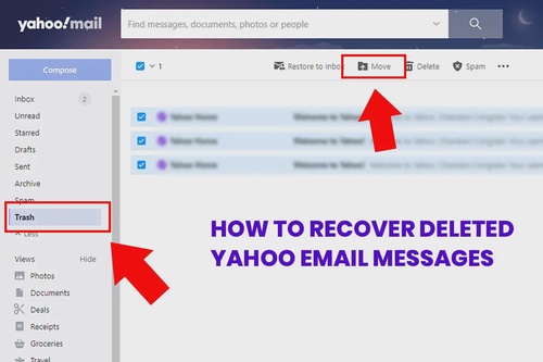 How To Recover deleted emails From Yahoo?