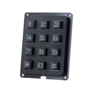 Where does the plastic keypad be used?