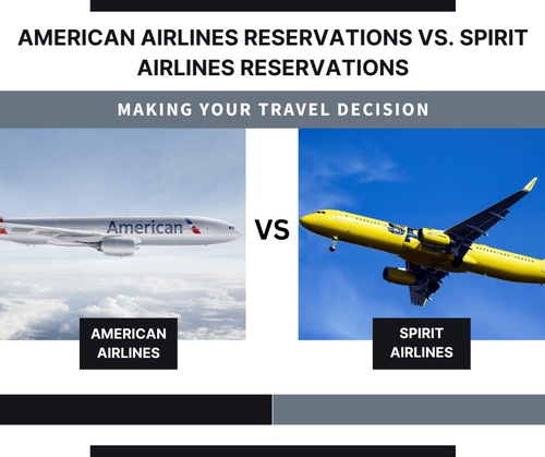Navigating Choices American Airlines Reservations vs. Spirit Airlines Reservations Making Your Travel Decision