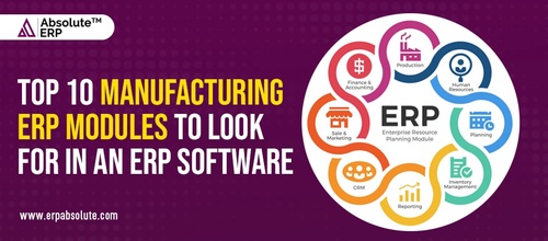 Top 10 Manufacturing ERP Modules to Look for in an ERP Software: