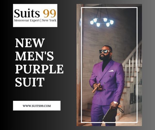 Purple Suits and Dark Purple Suits for Men