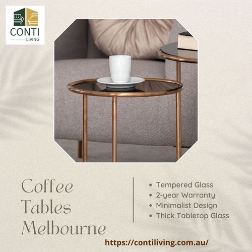 Elevate Your Living Room with Stylish Coffee Tables By Conti Living