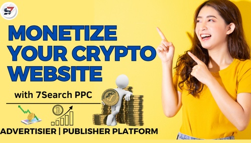 Monetize Crypto PPC with Adsense Alternatives - 7Search PPC