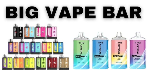 Elevate Your Vaping Experience with Big Vape Bar: Introducing RandM Tornado 10000, Crystal Bar, and Elux Legend 3500 Puffs