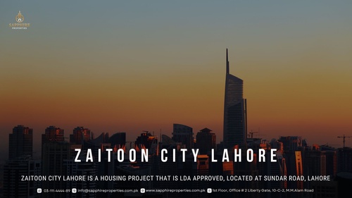 How Is Zaitoon City Lahore Fulfilling All Your Residential Needs?