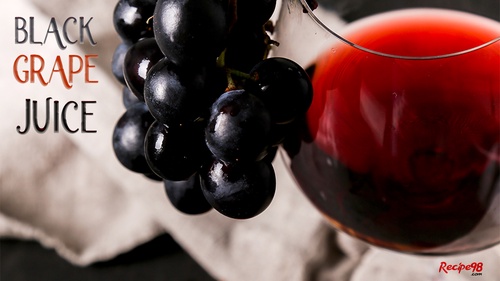How to make black grape juice