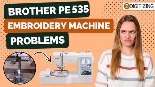 How do I fix brother pe535 embroidery machine problems?