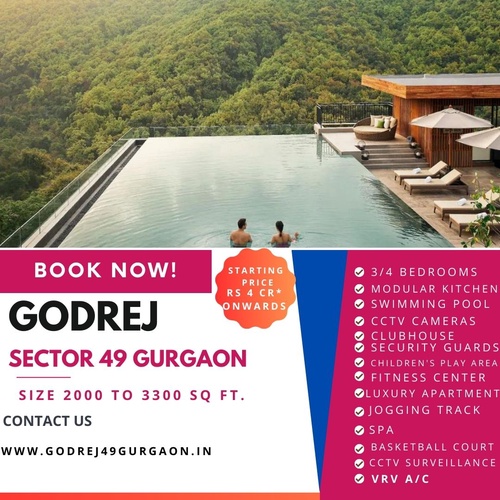 Godrej Sector 49 Gurgaon: Resort Theme Based Project