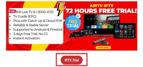 Sports Fan’s Paradise: Comprehensive Review of AirTV IPTV Free Trial