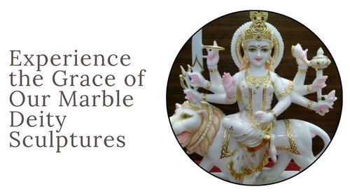 Experience the Grace of Our Marble Deity Sculptures