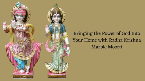 Bringing the Power of God Into Your Home with Radha Krishna Marble Moorti