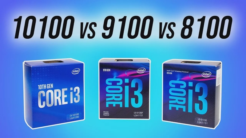 Intel i3-10100 vs 9100 vs 8100 - Does Hyperthreading Matter 