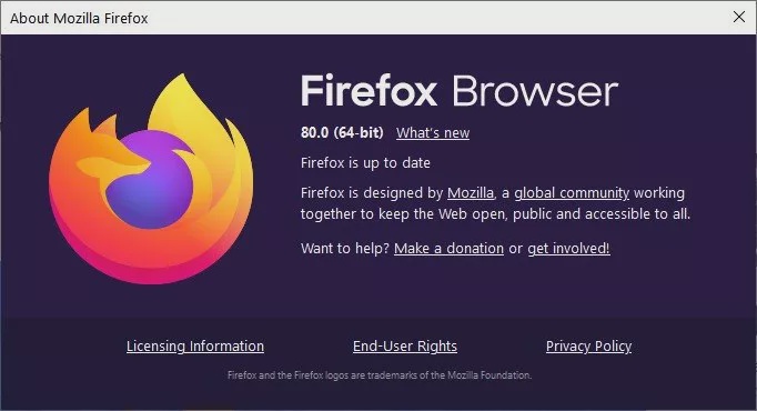 Firefox 80 released