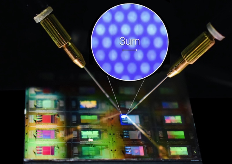 MICLEDI Demonstrates New MicroLED Arrays Based on a 300mm CMOS Platform