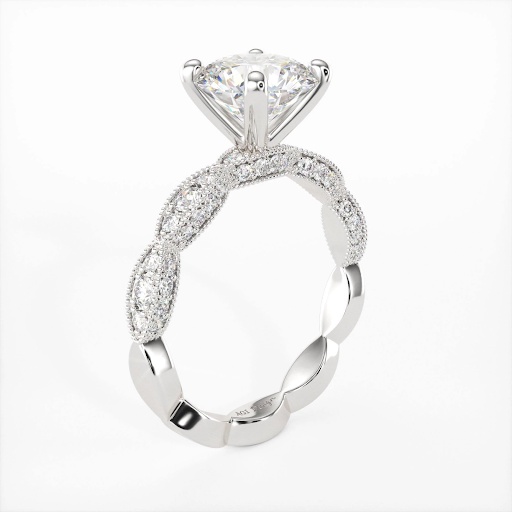 Propose Your Lady Love With A Beautiful Oval Moissanite Engagement Ring!