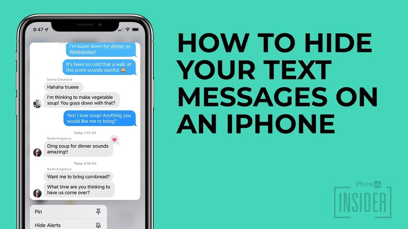 How to Hide iMessages or Use Secret Texting Apps on an iPhone to Hide Text Messages