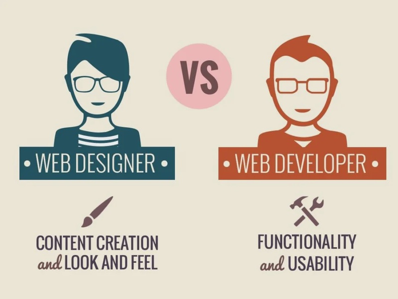Difference between web Designer and developer