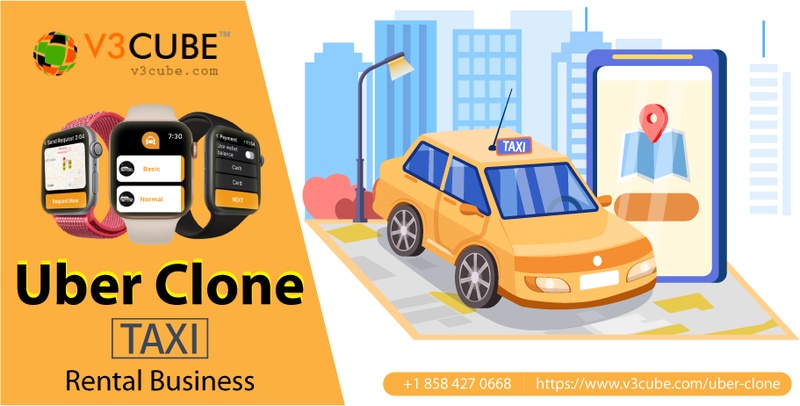 V3Cube Uses Latest Technologies In Uber Clone To Strengthen Taxi Business Branding