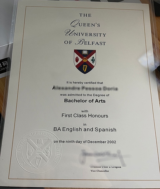 Where to Buy QUB Fake Degree Certificate