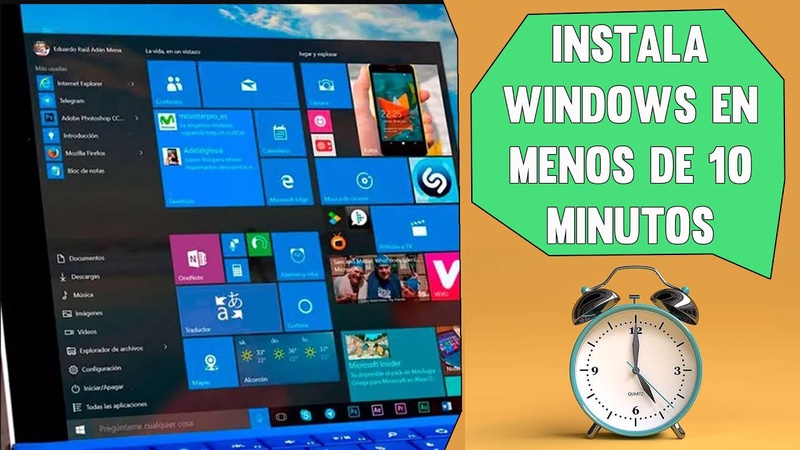 Cómo instalar Windows 10 desde cero Con todos los Programas en menos de 10 minutos